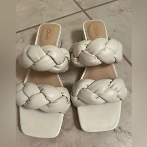 Clarks braided sandals